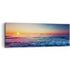 ARTTOR Moderno Quadro su Tela 90x30 cm Stampe da Parete Paesaggi Marino - 3613 | Mare Spiaggia Onda Quadro Decorativo Piccolo 1 pezzo Soggiorno Camera da Letto Arte da Parete Decorazione da Parete ARTTOR