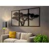VAILLA Albero della Vita da Parete Quadri Moderni - Legno 3D Ingresso Casa | Legno MDF 6 mm, Tagliato al Laser, Albero della Vita, 5 Misure, Nero Argento Oro, personalizzabile, Soggiorno Cucina