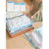 Generic Confezione da 9 sacchetti di compressione per viaggi, sacchetti salvaspazio di 3 dimensioni (non necessita di pompa), sacchetti sottovuoto per vestiti, 50,8 x 35,6 cm, 50,8 x 40,6 cm, 61 x 40,6 cm