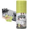 Generico Rotolo di in microfibra Dimensioni 25 x 25 x 0,2 cm, Panni riutilizzabili e | Rotolo Per La Pulizia In Microfibra Ideale per Auto Casa Cucina Mobili Bagno Finestre