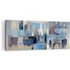 ARTTOR Stampe da Parete Moderne 100x40 cm Quadro su Tela Astratto Pastello - 5497 | Artistico CIAO Astrazione Quadro Decorativo 1 pezzo Soggiorno Camera da Letto Arte da Parete Decorazione da Parete ARTTOR