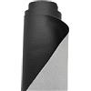 A-Express Strutturato Tessuto Ecopelle Materiale Granulato Morbida Finta pelle Vinile Materiale - Nero Mezzo Metro (50cm x 140cm)
