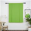 SIMPVALE Tende oscuranti corte romane con legacci, isolamento termico, con tasca per asta, per camera da letto, soggiorno, cucina (Verde, 60 x 120 cm)