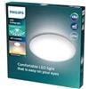 Philips LED Moire, Plafoniera Rotonda, Luce Bianca Calda, 20W, Bianco
