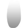 VIDISpecchio Elegante da Parete Asimmetrico | Decorativo Ovale 95 x 55 cm | Design Asimmetrico da Appendere | Specchio Moderno da Parete