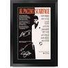 HWC Trading Scarface A3 Incorniciato Firmato Regalo Visualizzazione Delle Foto Print Immagine Autografo Stampato Per Al Pacino Steven Bauer Michelle Pfeiffer Gli Appassionati Di Cinema