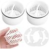 Kinesgsg 2 Pezzi Filtro per Capelli, Raccogli Capelli Doccia Materiale Plastico, Filtro Doccia Capellis Facile da Usare, Filtros per Scarico Doccias Facile da Pulire, per Cucina, Vasca das Bagno
