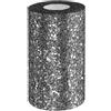 PATIKIL Tulle In Rotoli Tessuto 6 Pollici X 50 Iarde Nero-argento | Rotolo Di Tulle Nastro Brillante, Rete Con Paillettes, Per DIY Gonna Tutù Decorazioni Matrimonio Feste