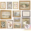 97 Decor Decorazione francese per la casa, poster artistico da parete in stile country, immagini floreali vintage, stampa artistica da parete con paesaggio, decorazione per camera da letto (senza