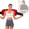 vanenferse Red Light Therapy Cintura, 250pcs Luce Rossa Terapia per Il Corpo 660nm Infrarossi Terapia&850nm Infrarossi Terapia, Lampada per Terapia della Luce con Timer Rilassare I Muscoli