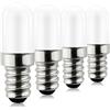 Bigzom Lampadina Frigorifero, o macchina da cucire, 1.5W Led E14 sostitutiva della lampadina alogena da 15W Bianco caldo 3000K, 135LM, 220-240VAC, confezione da 4