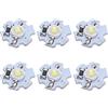 Dioche Chip Led Chip Led Alluminio 25Pcs 0.5W 5V Chip Led Sorgente Luminosa Perlina Lampada Led Ad Alta Potenza Con Piastra In Alluminio (Bianco freddo)