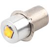 Pilipane Lampadina LED per Torcia, Kit di conversione LED Maglite, lampadine di Ricambio P13.5S PR2 3W Maglite per torce elettriche o Luce da Lavoro di Emergenza.(Bianco Caldo)