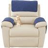 uyeoco Copribraccioli Fodera Per Bracciolo del Divano, Fodera Per Poggiatesta Per Sedia Reclinabile, Fodera Per Poltrona Impermeabile con Tasche, 1/2/3 Posto Copripoltrona Relax ( Color : 30# , Size : 3-seat
