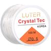 LUTER 328ft 0,5mm Filo trasparente invisibile elastico filo estensibile per bracciale gioielli perla collana