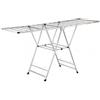 Il Gruppone Passione Casa IlGruppone Stendibiancheria in Acciaio Inox 180 Cm Pieghevole Stendino Robusto Griglia Antipiega Portatile per Uso Interno Esterno Piedini Antiscivolo (Acciaio Inox)