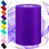 Swpeet 6 Pollice da 100 Yards Purplish Red Tulle Tessuto Roll, Tessuto Bobina Tulle Nastro, Netting Poliestere Bobina Ideale per DIY Handmade Festa di Compleanno Decorazioni Matrimoniali Forniture