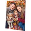 Vanshue Foto personalizzate su tela 20x30cm(8x12in), stampa fotografica personalizzata con cornice su tela fai da te, poster personalizzato foto su tela personalizzata per famiglia, amici, animali