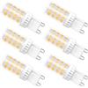 Caldarax Lampadine G9 LED Luce Calda, 5W Equivalente 30W 40W 50W Lampada Alogena, 51 SMD LEDs, 450LM 2700K AC230V, Lampade G9, Angolo a Fascio 360 °, per Illuminazione Lnterna, Non Dimmerabile, 6 Pezzi