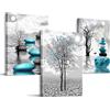 MHARTK66 Quadri Moderni Stampe da Parete Naturale Paesaggio 30x40 cm | tema bianco e nero, stampa hd, semplice da appendere, montaggio semplice, decorazione versatile, indicato come dono creativo