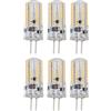 Sxhlseller 6 Lampadine GY6.35, Lampadine a LED Bianche Calde da 5 W AC 12 V, Lampadina Alogena, da 2700 a 3000 K Bianco da 6000 a 6500 K 500 LM per Lampade a Sospensione Lampade da Soffitto (Bianco caldo)