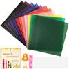 Fentar Cera D'api per Candele Fai Da Te Kit, 12 Diversi Colori Cera per Candele (20 x 20 cm) con Stoppino, 100% Lastre Naturali, Fai Da Te Kit per Adulti e Bambini