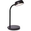 MAUL MAULabby 8200790 Lampada da Tavolo LED LED (Monocolore) 5 W Nero | luce calda 3000 K, braccio flessibile, base stabile salva superfici, fonte sostituibile, ideale per ufficio e casa