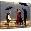 ZHONGYUTONG The Singing Butler di Jack Vettriano Stampa su tela Dipinto Jack Vettriano Immagine artistica da parete Poster per soggiorno Camera da letto Decorazione domestica (Incorniciato, 40x60cm)