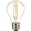 BELLALUX Lampadina LED, base E27, bianco freddo (4000K), filamento chiaro, forma di lampadina, sostituzione della lampadina convenzionale 75W, confezione da 1