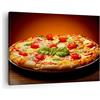 ARTTOR Moderno Quadro su Tela 70x50 cm Stampe da Parete Cucina - 2717 | Italia Pizza Tradizione Quadro Decorativo 1 pezzo Soggiorno Camera da Letto Arte da Parete Decorazione da Parete ARTTOR