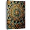 ARTTOR Moderno Quadro su Tela 50x70 cm Verticale Astratto - 5772 | Mosaico arabo Decorazioni Quadro Decorativo Piccolo Soggiorno Camera da Letto Decorazione da Parete Arte da Parete ARTTOR