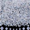SOFPLATE 1 scatola 1300 pezzi Perline di Cristlega Bicono AB Perline di Vetro Sfaccettato Trasparente 3mm 4mm 6mm 8mm All'Ingrosso Perline di Vetro Assortite per La Creazione di Gioielli Collane Orecc