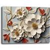 Printerland Quadro Moderno Soggiorno FIORI 30x40 cm Quadri moderni FIORE da Parete grande XXL Stampa su tela Canvas Decorazione Murale muro Arredo Camera da letto Cucina (14, 30x40 cm, Canvas intelaiato)