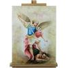 Proposte Religiose Tela Effetto Dipinto - Telaio in Legno Cm 30X40 - MADE IN ITALY (San Michele)