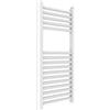 ERCOS Scaldasalviette Termoarredo Bagno Dimensioni 400x770 MM Radiatore Colore Bianco , Attacchi da 1/2 Fornito Con Kit Montaggio