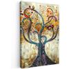 MuchoWow© Quadri Con Cornice Decorazione Quadri Per Camera Da Letto | 80x120 cm - Quadretti Da Parete Moderni Quadro Moderno Soggiorno GrandeArte - Albero della vita - Botanico - Astratto