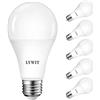 LVWIT Lampadine LED E27 Bianco Freddo 6500K, Lampadina LED 16W (Equivalente 120W), 1900LM, Lampadina per Soggiorno, Sala, Lampadario, Ventilatore, Consumo Basso, Non Dimmerabile, Pacco da 6 Unità
