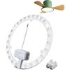 KINGYEENUO Modulo LED da 24 W con supporto magnetico, modulo ad anello rotondo Ø19,2 cm, bianco naturale 4000 K, per lampade da soffitto, lampade da parete, ricambio di lampade fluorescenti circolari
