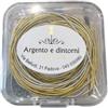 Argento e dintorni Canottiglia con scatola confezione convenienza da 4 metri circa filo francese, canutilia, canotilia. (MIX, contine 10 fili misti nelle misure 0,8-1,0-1,5 mm e nei colori oro e argento)