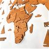 WoodLeo Mappa del mondo in legno,grande decorazione da parete in 3D,dimensioni (M & L & XL),idea regalo per ogni occasione,decorazione da parete per casa,cucina o ufficio