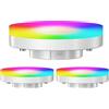 ledscom.de 3x lampadine GX53 LED RGB, bianco caldo - bianco freddo (2900-6100 K), 6,6 W, 670lm, 107°, Smart Home, WLAN, Alexa, opaco