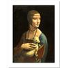 Niik Stampa La dama con l'ermellino di leonardo da vinci 60 x 45 cm falso d'autore su tela