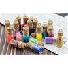 REBECASKYENS 20 Pezzi 28 x 8mm Mini bottiglie in vetro trasparente 0,5 ml, Tappo in sughero con ganci,Trasparente Bottigliette con Tappi,Bottiglie Desideri,Kit Decorativo Matrimonio