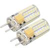 FTVOGUE 12V 2PCS GY6.35 Sostituzione della Lampadina Protezione degli Occhi 6000K 3W 48 LED Lampadina a Risparmio Energetico per Lampada da Tavolo Lampadario