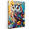 MuchoWow© Stampe Su Tela Quadro Soggiorno Quadri Camera Da Letto Moderni | 80x120 cm - Accessori Salotto Poster Da Parete Con Cornice Decorazione Muro Gufo - Fiori - Arte - Tramonto