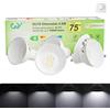 GY Lampadine LED GU10 Dimmerabile, 4.9W (Equivalenti a 75W) 790LM, 6500K Luce Fredda, Risparmio Energetico LED Attacco GU10 Lampada, Lampadina Faretto LED Dimmerabili, 5 pezzi