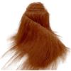DoIove Tessuto in pelliccia sintetica per artigianato Marrone, Peluche Shaggy Craft 5 x 170 cm per barba da Babbo Natale/gnomo fai-da-te, fursuit, costume cosplay di Halloween di Natale fatto a mano