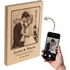 Cadeauki Regali personalizzati per il matrimonio - legno pittura a fuoco su legno - targa con foto - regalo