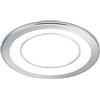 Trio Leuchten Core 652610106 - Faretto da incasso a LED, in plastica cromata, con LED da 10 Watt