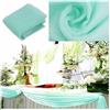 SHTGOI - Tessuto in organza come tessuto decorativo, tulle, venduto al metro, runner da tavolo, tovaglie per sedie, arco nuziale, tessuto per drappeggi, tessuto per foto, tenda da sfondo per matrimoni